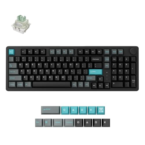 Keychron J3 HE Wireless Hall Effect Magnetic Switch Keyboard, 96% Layout with Numpad & Knob, Rapid Trigger, 1000Hz Polling Rate, Web Customizable RGB Keyboard for Mac Windows Linux