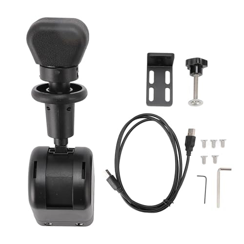 SparkFeng PC USB Handbrake, Simulated Brake SIM Games, L Handbrake with less Steel Handle, Compatible with G27 G29 G923 G920 T300 T300RS T GT, for