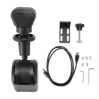 SparkFeng PC USB Handbrake, Simulated Brake SIM Games, L Handbrake with less Steel Handle, Compatible with G27 G29 G923 G920 T300 T300RS T GT, for