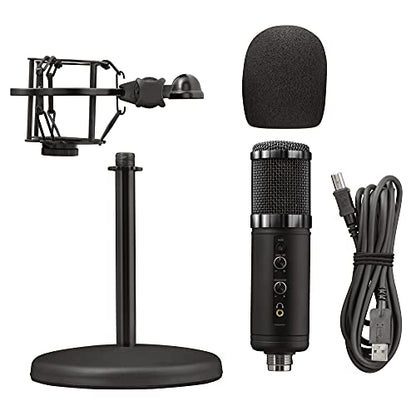 Trust Gaming GXT 256 Exxo USB Streaming Microphone for PC, Laptop and PS4, Black - style: GXT 256 Exxo