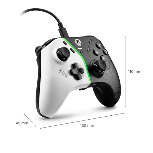 Thrustmaster HEART Hall-Effect Wired Gaming Controller - XBOX & PC | Zero-drift sticks, 0.01-degree accuracy, mechanical buttons, 2 remappable back buttons, RGB LED, 3.5 mm jack, anti-drift