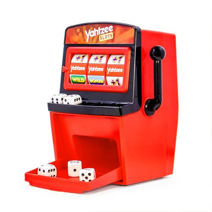 JOY FOR ALL Yahtzee Slots Game - Senior Friendly Dice & Slot Machine Combo - Easy to Read Score Sheet - Cognitive Activity for Older Adults & Families - style: Yahtzee Slots