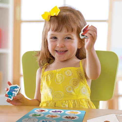 Peaceable Kingdom World of Eric Carle Board Game | A fast, replayable board game. Includes 9 wooden animals and 2 double-sided bingo boards. Ages 2+.