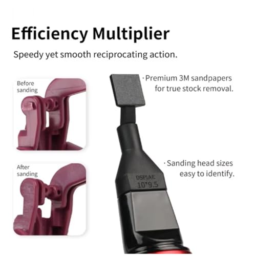 Reciprocating Electric Grinding Pen ES-A High Precision Model Tool for Military Models, Resin Kits Polishing,Miniature Crafting,DIY Hobby Accessories (ES-A Grinding Pen and Sanding Heads(8PCS)) - color: Es-a Grinding Pen and Sanding Heads(8pcs)