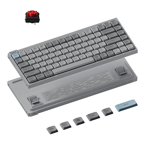 Keychron J9 Ultra 8K Polling Rate Ultra-Slim Wireless Keyboard | 2.4 GHz & Bluetooth, ZMK & Launcher, 480-Hr Battery with Low-Profile Red Switches for Mac Windows Linux (Hot-swappable) - color: Hot-swappable Red Switch