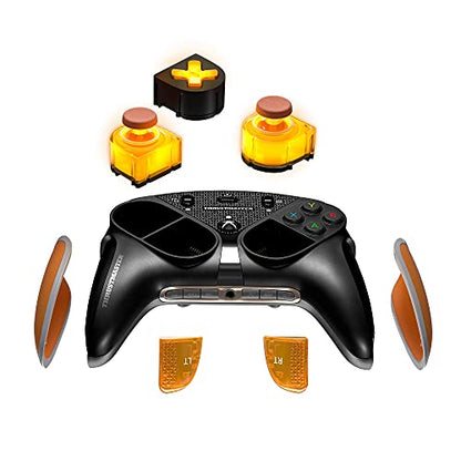 Thrustmaster eSwap X LED Orange Crystal Pack (Compatible with XBOX Series X/S, PC) - color: Orange Crystal, style: Eswap Module Packs