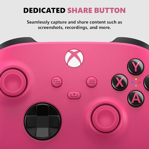 Microsoft QAU-00082 Xbox Wireless Controller Deep Pink 2 Pack (Renewed) - color: Deep Pink