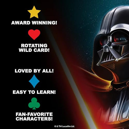 Five Crowns Star Wars Rummy Style Card Game for Kids, Family Game Night | Family Game Night, Travel Games, Screen-Free, Holiday Game, Playing Cards, Star Wars Toys - style: Five Crowns Star Wars