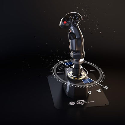 Thrustmaster AVA Base & F/A-18C Hornet Flight Sim Stick Bundle - PC | 1:1 USAF licensed Hornet replica stick, 19 programable buttons, 2-step trigger, 8-way hat, offset adapter - style: AVA & F18 Bundle