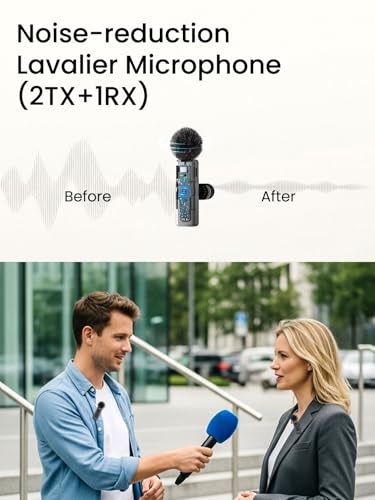 Content Creator Essentials,Vlogging Kit w/Mic R01 Pro Combo1 | for iPhone & Android,2TX+1RX Wireless Mic,Camera Mount Tripod & Remote,Hands-Free for Video Recording,YouTube TikTok Creation - style: Vlogging Kit-B