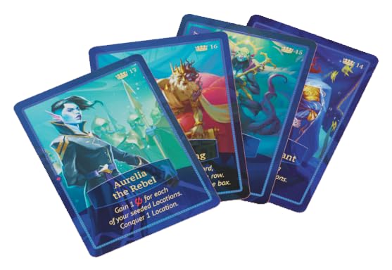 Arcane Wonders Aquatica Coral Reef Expansion Board Card Game - New Underwater Creatures Encounters - 1 to 5 Players Ages 14+ 60 Minutes - Enhance Your Aquatica Experience | New Underwater Creatures Encounters, 1 to 4 Players Ages 12+ 60 Minutes, Enhance Y