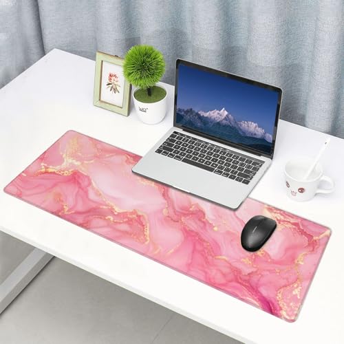 Extended Gaming Mouse Pad, Large Mouse Mat, XL Desk Pad for Keyboard and Mouse, Non-Slip Rubber Base & Stitched Edges for Gamer Office 31.5x11.8 in - color: 15