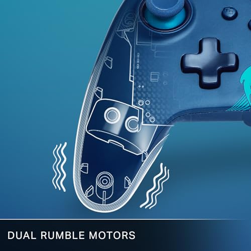 PowerA Advantage Wired Controller for Xbox Series X|S - Blue Wave, gamepad, hall effect thumbsticks, gaming controller, USB-C, Works with Xbox One, Officially Licensed - style: Blue Wave