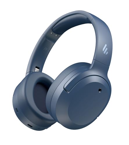 Edifier W820NB Plus Gen 2 Over-Ear Noise Cancelling Headphone, Navy | -49 dB ANC, LDAC Hi-Res Audio, Bluetooth 6.1 & Multipoint, 40mm Titanium Driver, 88H Playtime, Spatial Sound, AI Clear Calls - color: Navy