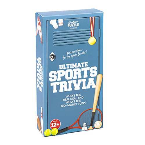 Professor PUZZLE Ultimate Sports Trivia - 300 Quiz Questions for Sports Fanatics