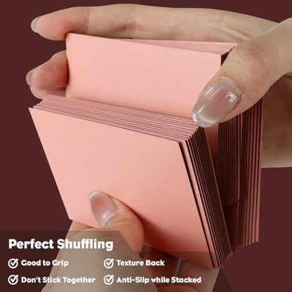 Peach Pink MTG Card Sleeves, Hypttior Dual Matte Textured 100 Card Sleeve with 100 Inner Sleeves for Standard Card, MTG, PKM, Baseball Card, Sports Cards - color: Peach