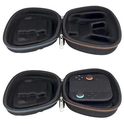 sisma Carry Case Compatible with Nintendo Joy-Con 2 & Official Grip, Buttons & Joysticks Full Protection, Hard Shell Original Switch 2 Controllers Travel Storage Case Joycon Carrying Pouch -Black - color: Black - Fits Joy-Con 2 & Grip