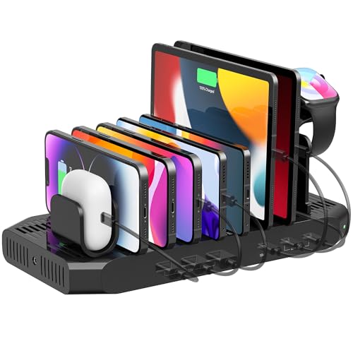 Unitek USB-C Charging Station for Multiple Devices - Multi Type C Charger Dock with 2 X PD 20W & USB-C Port, Device Organizer Fast Charge Docking for iPhone, iPad, Samsung, Tablets and More - color: PD*2,Black, size: Pack of 1