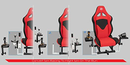 | Configuration 1 | Flight Simulator HOTAS Add-on Kit. Fits Thrustmaster T.Flight One / 4, T16000M, Airbus, Logitech X56, X52, X52Pro, VKB Gladiator, CH Products, Hori