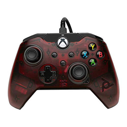 PDP Wired Game Controller - Xbox Series X|S, Xbox One, PC/Laptop Windows 10, Steam Gaming Controller - USB - Advanced Audio Controls - Dual Vibration Videogame Gamepad - Crimson Red - color: Red