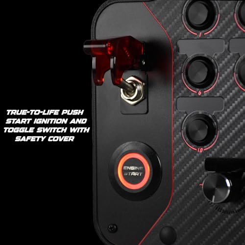 SIM-PANEL PC Sim Racing Gen 2 Button Box (Horizontal Layout)