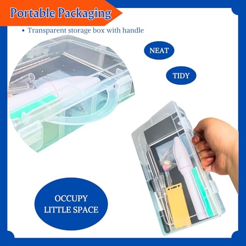 Gundam Model Tool Kit, 64pcs Hobby Modeler Basic Tool Set for Minature Bandai Models, Cars, Airplanes, Buildings, Gundam, Robots Repairing Fixing