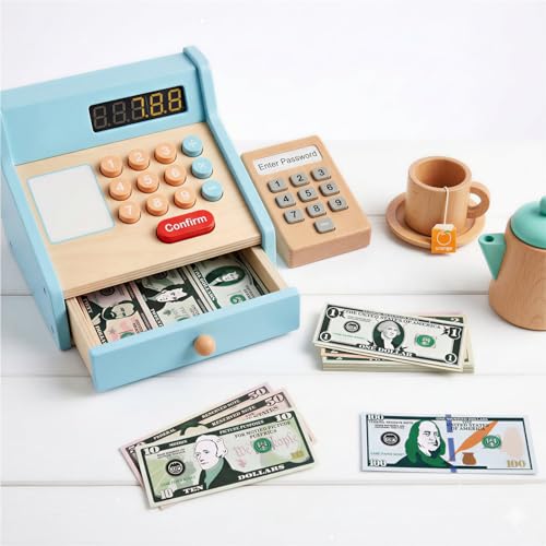 700Pcs Play Money Set for Kids – Educational Learning Bills for Teaching Math & Counting – Prop Fake Money Refill for Board Games & Cash Register Toy