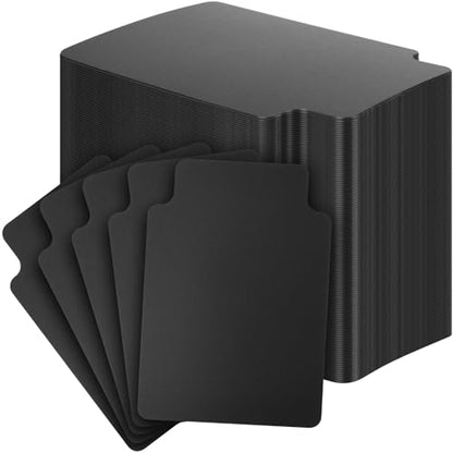 Tall Trading Card Dividers, 0.8MM Thick Card Page Dividers Frosted Card Separator with Tabs Top Loaders Plastic Divider Cards for BCW, Games Sports, Playing Card, 4.2 * 3" (100)