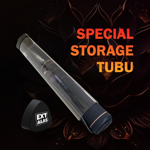 MTG Playmat with Storage Tube & 7-Dice Set - Waterproof TCG Playmat with Stitched Edges, Non-Slip Rubber Card Game Mat (24"x14") (playmat with Zones, Black Lotus) - color: Black Lotus, style: playmat with zones