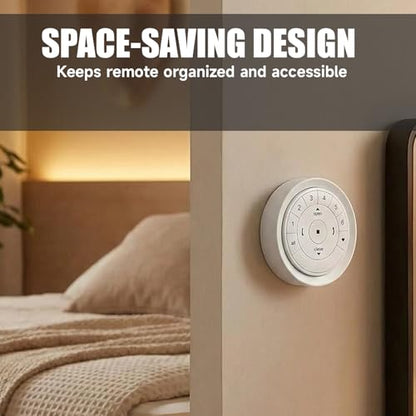 Remote Control Wall Mount Holder for Hunter Douglas PowerView Generation 2 Surface Mount Bracket Station Only Part (White) - color: White