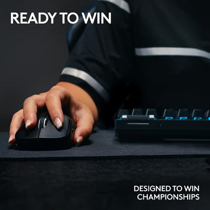 Logitech G PRO X TKL Lightspeed Wireless Gaming Keyboard (Linear) - Black | Lightspeed wireless, Ultra-Portable Tenkeyless Design, LIGHTSYNC RGB, PBT keycaps, Linear Switches - color: Black, size: TKL - Wireless, style: Linear