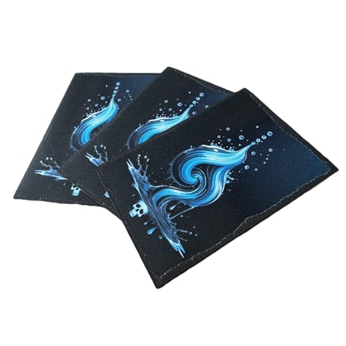 100 Ct. TCG Art Card Sleeves with Matte Textured Back. Blue Black design perfect for dimir or control decks - Compatible with Magic The Gathering and Other TCGs & LCGs (Deadly Control) Foxtrot Designs - color: Deadly Control