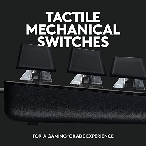 Logitech G413 TKL SE Mechanical Gaming Keyboard - Black | Tactile switches, anti-ghosting, compatible with Windows and macOS, compact design - size: TKL