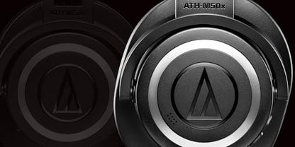 Audio Technica ATH-M50XBT2 Black Total Wireless On-Ear Headphones with 3 Year Amber Protection Plan (2021)
