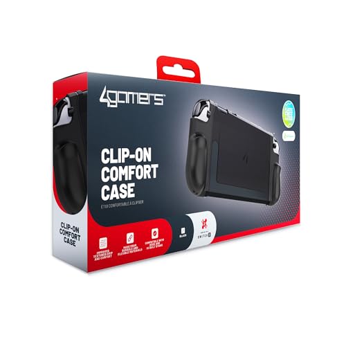 4Gamers Clip-On Controller Case Compatible with Nintendo Switch 2