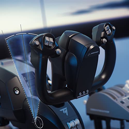 Thrustmaster TCA Yoke Boeing Edition Flight Sim Controller - XBOX & PC | 787 Dreamliner 1:1 replica, pendular motion, 8.3-in travel, all-metal build, 18 action buttons, adjustable spring tension - style: Yoke