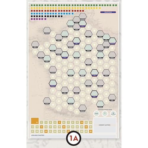 Rio Grande Games Franco-German Rails Expansion: Railway Board Game Strategy for Experienced Players, 3-5 Players, 60 Minute Gameplay