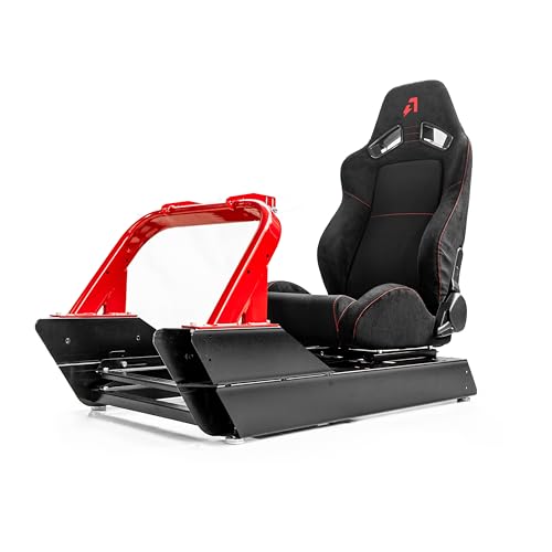 CS-Pro Modular Simracing Cockpit | Fully Adjustable | Direct drive Support,Compatible with Thrustmaster, Fanatec, Moza Racing on PC, Xbox and PS，Compatible with Wheels Up to 38NM,Includes Expansion Bracket - color: CSP Frame+Classic seat