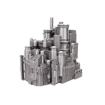 6mm Sci-Fi Cityscape Bundle 4 - Tabletop Terrain for Miniatures Games Such as Epic Battletech Adeptus Titanicus (Bundle 4) - size: Bundle 4 without Hexes