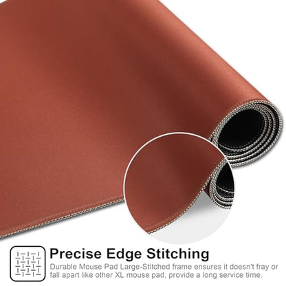 XXL Gaming Mouse Pad 35.4x15.7 Professional Large Mouse Pad & Computer Game Mouse Mat-90x40 Brown - color: 90x40 Brown, size: 35.4x15.7x0.1IN