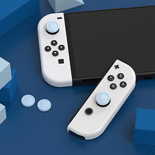 eXtremeRate PlayVital Switch Joystick Caps, Thumbstick Caps, Silicone Analog Cover for Switch Lite & OLED Joycon Thumb Grips - Sky Blue - color: Sky Blue