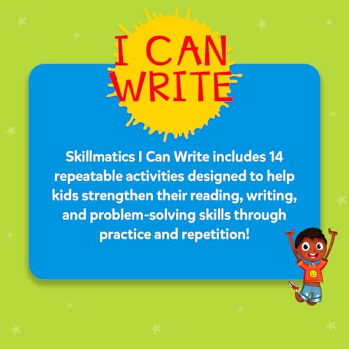 Skillmatics I Can Write - Reusable Preschool Learning Activities, Educational Toy and Game, Back to School Supplies, Gifts for Students, Kids, Toddlers Ages 3, 4, 5, 6 - style: 6. I Can Write