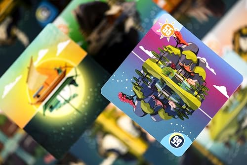 Tranquility Board Game - Set Sail for Paradise in This Silent Cooperative Adventure! Strategy Game, Family Game for Kids and Adults, Ages 8+, 1-5 Players, 15-20 Min Playtime, Made by Lucky Duck Games