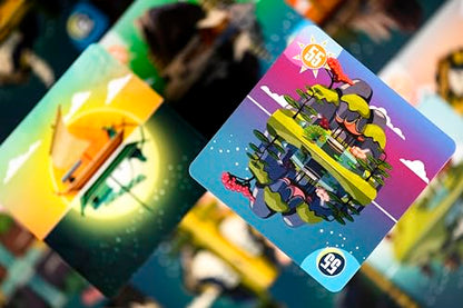 Tranquility Board Game - Set Sail for Paradise in This Silent Cooperative Adventure! Strategy Game, Family Game for Kids and Adults, Ages 8+, 1-5 Players, 15-20 Min Playtime, Made by Lucky Duck Games