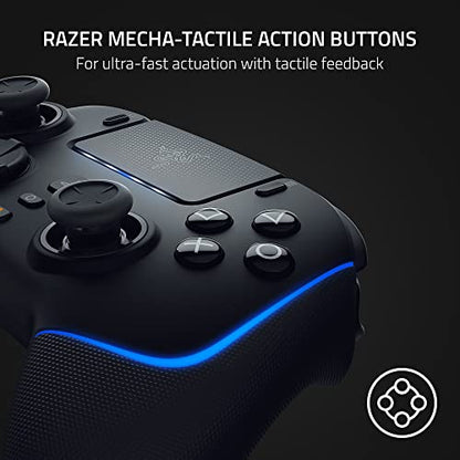 Razer Wolverine V2 Pro Wireless Gaming Controller for PlayStation 5 / PS5, PC: Mecha-Tactile Action Buttons - 8-Way Microswitch D-Pad - HyperTrigger - 6 Remappable Buttons - Chroma RGB - Black - color: Black