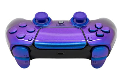 Custom Controllerzz Custom Wireless Controller Compatible with PS5 - Multiple Designs Available (Chameleon & Chameleon Inserts) - color: Chameleon & Chameleon Inserts