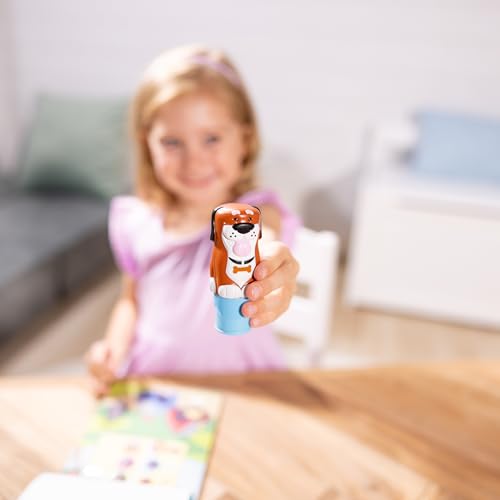Melissa & Doug Sticker Wow!™ Dog Bundle: Sticker Stamper, 24-Page Activity Pad, 600 Total Stickers, Arts and Crafts Fidget Toy Collectible Character - style: Dog