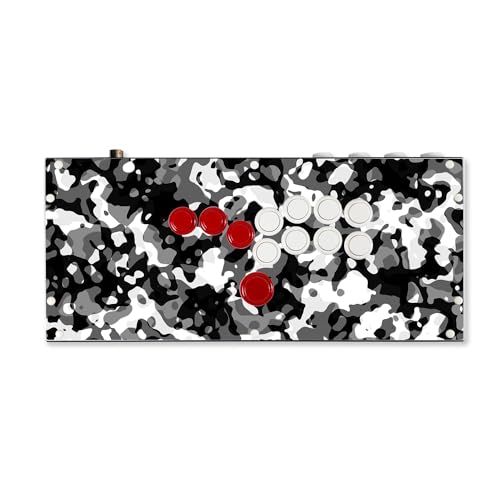 Gaming Skin Compatible with Hit Box (PS4/PC) - Black Modern Camo - Premium 3M Vinyl Protective Wrap Decal Cover - Easy to Apply | Crafted in The USA by MightySkins - color: Black Modern Camo