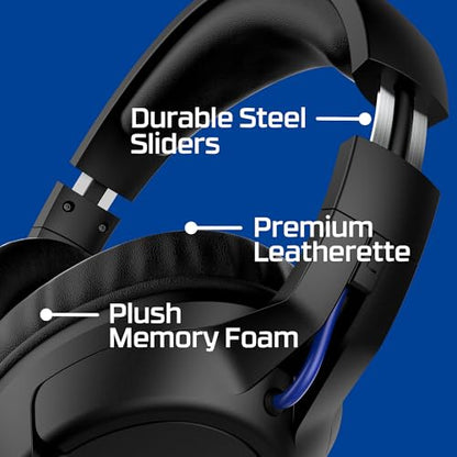 HyperX Cloud Flight – Wireless Gaming Headset for PS5 and PS4, Up to 30-hour battery, Memory foam ear cushions and premium leatherette, Noise-Cancelling Microphone with LED Mic Mute - style: PlayStation
