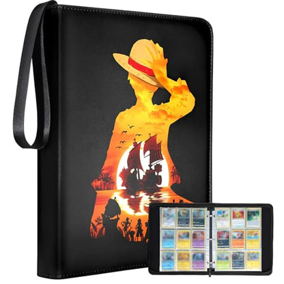 Besoar for Pocket Card Binder Large Capacity for 900 Cards - Trading Card Collection Album Folder Double Sided Pocket with Zipper, Black